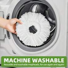 BN BY NEE 1 Set,  Household Spin Mop And Bucket Set With 3 Mop Heads, Household Rotating Floor Mop, Hands-Free Wash Mop, Dust Removal Mop, Dry And Wet Use, Perfect For Home, Kitchen, Bathroom Floor, Cleaning Supplies, Cleaning Tool - 彩色 - 查看 4