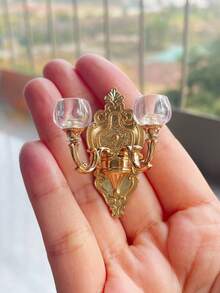 娃娃屋微型复古吊灯装饰、绘画、地毯、咖啡桌配件、微景观装饰、DIY微型家居场景、适合业余爱好者和发烧友的收藏礼物 - 彩色 - 查看 9