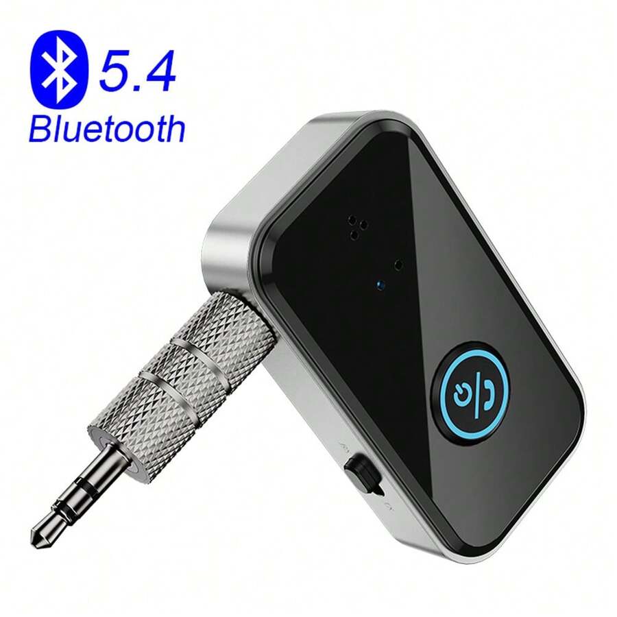1个通用黑色蓝牙接收器发射器3.5mm音频适配器无线转换器，适用于汽车、电视、音箱、耳机 - A - 查看 1