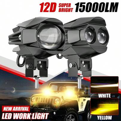 Motorcycle/Car Fog Lights Brighter Lights, Off-Road Driving Lights Suitable For ATV UTV Truck 4x4 F800GS F700GS Auxiliary Lights