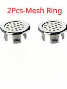 2pcs ABS Round Overflow Drain Cover, Decorative Bathtub Drain Stopper Suitable For Kitchen, Bathroom, Sink, Basin - Multicolor - View 13
