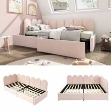 Bed Frames - Rose + Velvet + 90cm*190cm - View 12