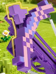 1件最新款MC My World玩具弹性弓弩棕色弓像素风格游戏玩具模型 - 完美礼物 - 生日礼物 - 理想礼物 - 惊喜礼物 - 节日礼物 - 季节性礼物 - 万圣节礼物 - 圣诞节礼物 - 游戏爱好者精致礼物 - 礼物 - 复活节礼物 - 彩色 - 查看 9