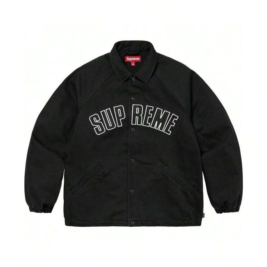 Supreme The Versatile Black Wash Gives The Garment A More Formal Appearance With Simplistic, Minimal Lettering That Can Easily Be Paired With Button-Down Shirts Or Dressed Down With A Pair Of Sweatpants. - màu đen - Xem 1