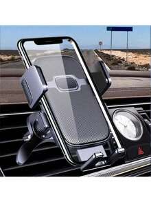 1-Piece ABS Material 360-Degree Rotatable Non-Slip Car Air Vent Smartphone Holder, Suitable For Fixing Mobile Phones On Car Air Vents - A - View 6