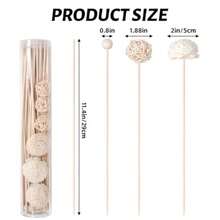 50 Pcs Reed Diffuser Sticks Rattan Flower Reed Fragrance Diffuser Set Diffuser Sticks For Office Home Decor - Primary Color - View 3