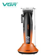 VGR 专业高端理发器 9000 转/分钟 可调节转速 数字显示理发器 金属理发器 男士理发器 V-889C - 彩色 - 查看 6