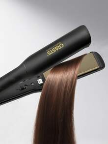 CRASTS 2-In-1 Straightening & Curling Hair Iron, Ceramic Flat Iron For Straightening, Curling, And Bangs, No Damage To Hair - Black - View 8