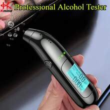 High Precision Alcohol Tester, Breathalyzer For Drunk Driving Detection - Black - View 6
