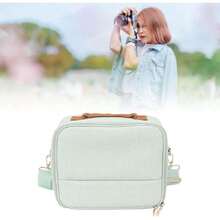 Bolsa de Transporte para Cámara, Bolsa para Cámara con Cremallera, Divisor Extraíble, Correa Ajustable para CP1200 (GREEN),40967884 - Verde - Ver 2