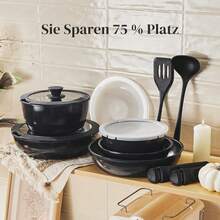 Juegos de utensilios de cocina - 16 piezas negras - Ver 5