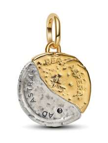 1 st moderiktigt coolt pärlhängsmycke med vertikal graverad text "NOT TODAY", riddarkortsvärd i guld- och silverfärg, nischad kreativ mångsidig DIY-present för armband och halsband - Multifärgad - Visa 7