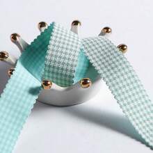 Cinta de dientes de perro dentada, accesorios para el cabello de moños para hornear pasteles DIY, flores para zapatos, cinta tejida para ramos de regalo - Multicolor - Ver 19