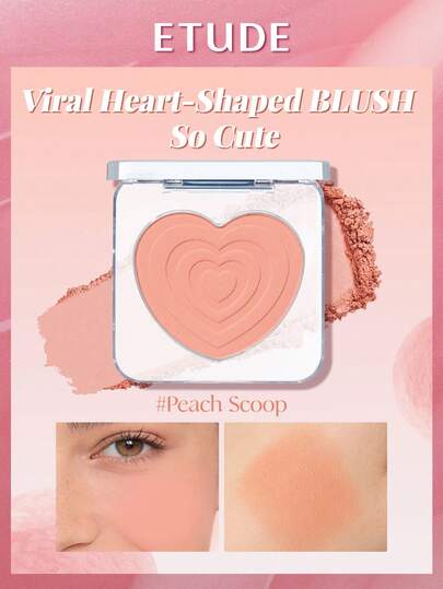  ETUDE HOUSE Ethereal Blush Hearts - Rosig Glöd För Kinder & Ögon