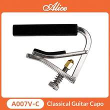 1pc - Guitar Capo With Adjustable Metal Tension, Track Design For Flexible Dynamic Adjustment, Suitable For Guitars Of Different Sizes, Easy To Install And Remove, Silicone Inner Lining To Protect The Strings And Guitar, Suitable For Acoustic, Classical, And Electric Guitars, An Essential Guitar Accessory For Playing And Training. - Multicolor - View 11