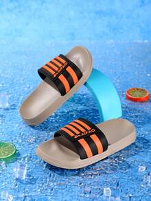 Lightweight EVA Soft Outdoor Cartoon Beach Children Sandals, Summer - Khaki - View 5