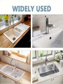 2pcs ABS Round Overflow Drain Cover, Decorative Bathtub Drain Stopper Suitable For Kitchen, Bathroom, Sink, Basin - Multicolor - View 4