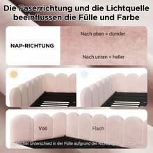 Upholstered Daybed 90x200cm, Daybed Sofa Bed With Pull-Out Bed 90x190cm, Children's Bed With Slatted Base, Velvet, Pink, Without Mattress - Pink + Velvet + 90cm*200cm - View 10