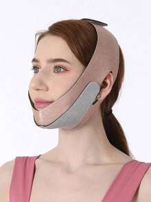 1pc V-Shaped Face Mask, Breathable, Suitable As A Gift For Women To Use During Leisure Time, V-Shaped