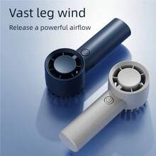 OBOVAY 2026 New Rechargeable Handheld Fan, Lithium Battery-Powered Personal USB Rechargeable Portable Fan For Indoor & Outdoor Use, Includes Power Cable, Button Control, Low Voltage Operation, Portable Fan,300mAh - Multicolor - View 8