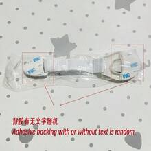4/8pcs,Multi-Functional Fabric Strap Safety Lock, Child Safety Lock, Bedroom Accessories, Home Decor, Kitchen Accessories, Bathroom Accessories, Valentine's Day, Living Room Accessories - White - View 9