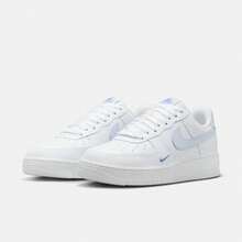 Nike Women's WMNS AIR FORCE 1 '07 Casual Sneakers Low Top HV2511-100 - Blue and White - View 5