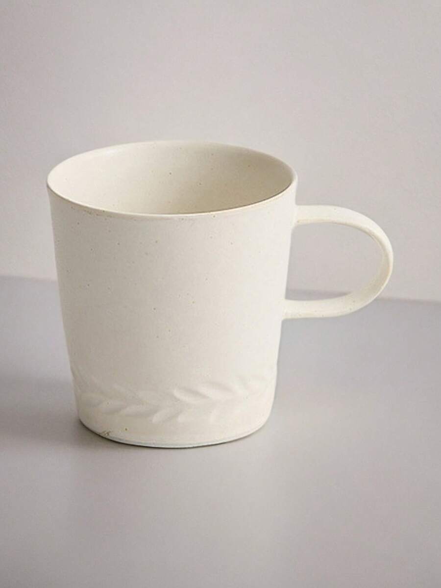 1pc Bestselling Ceramic Large 280ml Mug, Celebrity Same Style, Suitable For Back To School, Graduation, Party, Home, Gift, Water Cup, Coffee Cup, Breakfast Couple Milk Cup, Handmade Retro Japanese Style Cup - Multicolor - View 1