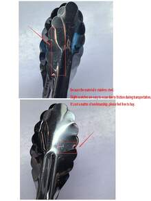 Thick Stainless Steel Food Tongs, Kitchen Food Clip, BBQ Supplies, Heat Resistant Food Tongs, BBQ Tongs - Multicolor - View 3