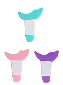 5pcs - New Silicone Eyeliner & Eyebrow Shaping Mold Makeup Tools, Reusable Multi-Function Eye Makeup Set, Suitable For Women Eyeliner, Eyebrow, Lip Liner, Economic Makeup Tools - Multicolor - View 13