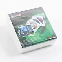 Colección de CD/DVD transparente de doble cara, juego de piezas con diseño resistente a los arañazos, a prueba de polvo, bolsa de almacenamiento con ranura para CD, varios colores VQZI - Blanco - Ver 13