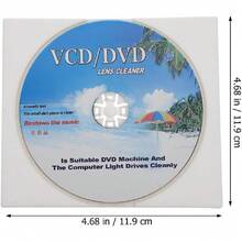 1 Juego De Limpieza De Discos CD Y DVD Cepillo Limpiador Eficaz para Reproductores DiseñO Compacto Y PráCtico,40967983 - Multicolor - Ver 2