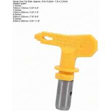 Accesorios de Boquilla para Pistola de Pintura sin Aire Reversible Pulverizador de Acero de tungsteno Boquilla atomizadora en Forma de Abanico para máquina de pulverización (211),40978570 - A - Ver 2