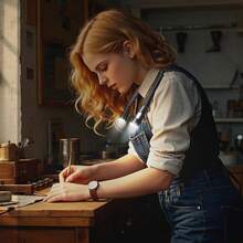 可充电户外运动头灯，亮度可调，可用作阅读夜灯、办公辅助灯、卧室台灯 - 充電款 - 查看 12