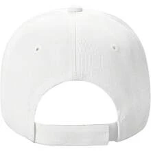 1 Kkaingg Baseball Cap |   Immigrants , Adjustable Dad Hat, Black, Vintage Style, Curved Brim, Buckle Closure, All-Season Wear - trắng - Xem 6