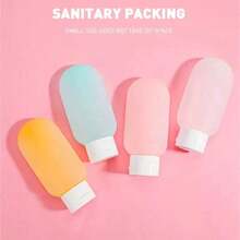 3pcs/Set Travel Refillable Cosmetic Containers 60ML Travel Bottles Set Mini Squeeze Bottles For Toiletries Shampoo Conditioner,Giveaways,Travel,Cheap Stuff,Travel Essential - Multicolor - View 6