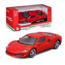 Burago 1:43比例 296 GTB R&P 压铸汽车模型，官方授权，精细复制品，收藏套装，适合作为青少年和成人的礼物 - 1:43 296 GTB - 查看 8