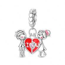Mặt dây chuyền hình mèo và chó bằng bạc Sterling 925, mặt dây chuyền hình chuột lang nước, mặt dây chuyền hình mèo ôm nhau, mặt dây chuyền hình tay trong tay, mặt dây chuyền hình trái tim đôi, mặt dây chuyền biểu tượng đôi, dây chuyền an toàn biểu tượng đôi. Thích hợp cho vòng tay, dây chuyền, lắc tay, dây chuyền hạt, tự làm đồ trang sức và làm quà tặng sang trọng cho bạn thân. - Nhiều màu - Xem 13