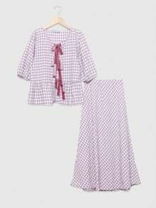Women Two-Piece Outfits - 紅色 - 查看 8