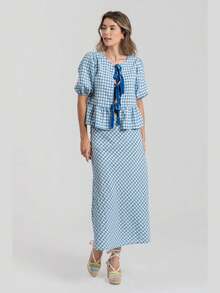 Women Two-Piece Outfits - Màu vàng - Xem 2