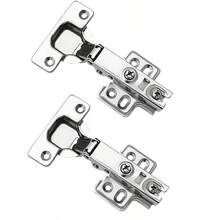 2/4/6 piezas Bisagras de gabinete de cierre suave y silencioso, bisagras de cobertura completa con tornillos para puertas de gabinete de cocina, baño y dormitorio - Bisagras para gabinete - 4 piezas - Ver 8