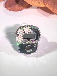 Máy đếm ngón tay cầm tay mới có chấm hoa, máy đếm cầm tay hàng ngày và lễ hội của người Hồi giáo - Nhiều màu - Xem 7