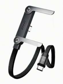 Cable de datos con soporte angulado, carga rápida, adecuado como regalo para novio, familia - Multicolor - Ver 10