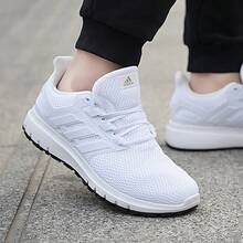 Adidas New Men's And Women's Athletic Shoes, Comfortable, Versatile, Breathable, Casual Running Shoes - White - View 1