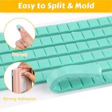 Diamond Painting DIY Tools, Diamond Clay, All-Purpose Clay For DIY Crafts, Includes 96 Reusable Sticky Mosaic Diamond Clay Pieces, DIY Crystal Cross-Stitch Tools. - Multicolor - View 3