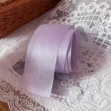 4cm Flowing Light Ribbon Big Bow Ribbon Accessories Hair Clip DIY Gift Box Flower Bundle Birthday Wedding Packaging Handmade Material - Multicolor - View 24