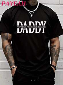 ChristmasPAYEAH Daddy Husband Protector Father's Day-Shirt (Single Piece)% Cotton 220g Heavy Cotton ShirtHot Item - Black - View 10