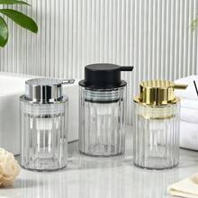1个简易泡沫皂液器，台式按压式乳液瓶，可重复灌装洗手液，空瓶可用于盛装洗发水、沐浴露、洗手液，浴室配件，家居装饰，家具，浴室装饰，秋季装饰，返校季装饰 - 無色 - 查看 5