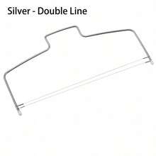 Cake Leveler| Stainless Steel With Scale Adjustable Handle - Christmas Party Baking Tool For Cake Decorating & Cheese Cutting - màu đen - Xem 9