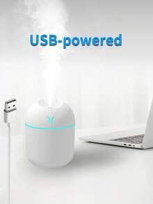 1个USB供电香薰机 - 彩色灯光、清新空气、加湿、静音运行,适用于家庭、办公室或卧室,房间装饰 - 加濕器氛圍燈 - 查看 12