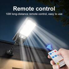 Brand New Solar Powered LED Outdoor Light With 3 Modes Motion Sensor, Waterproof IP65 Solar Powered Garden Light, Suitable For Rural Streets, Garages, Courtyards, Outdoor Wall Lamps - Black - View 9